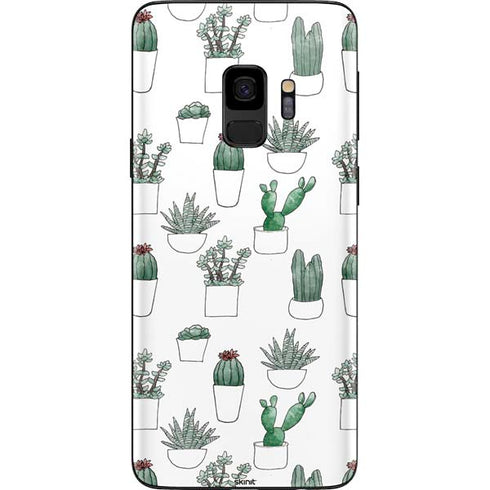 Succulent Pattern Galaxy S9 Skin